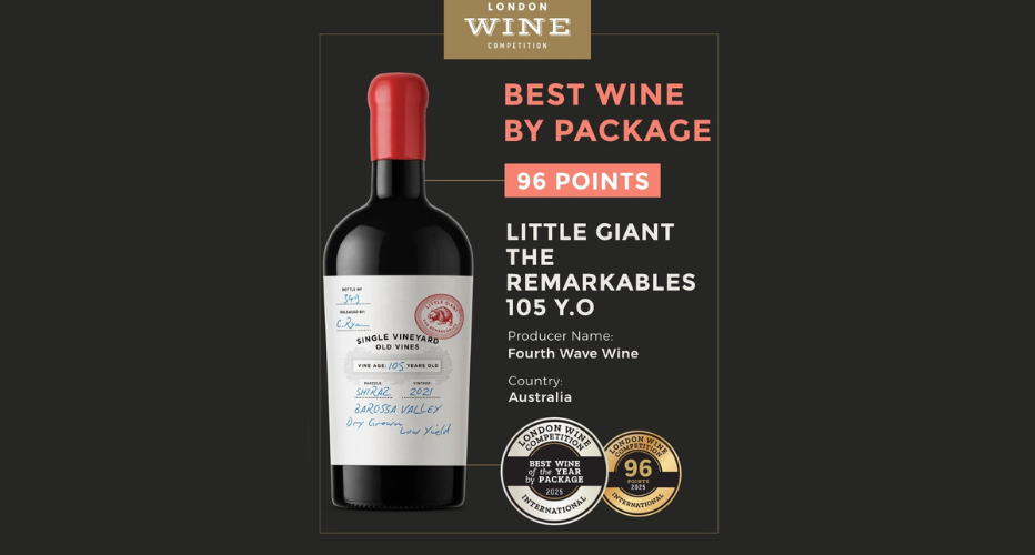 Little Giant The Remarkables 105 y.o.  named Best Wine By Package