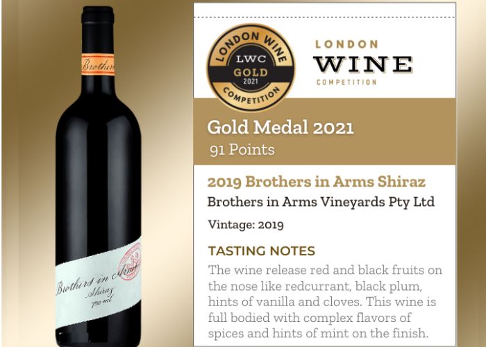 2019 Brothers in Arms Shiraz