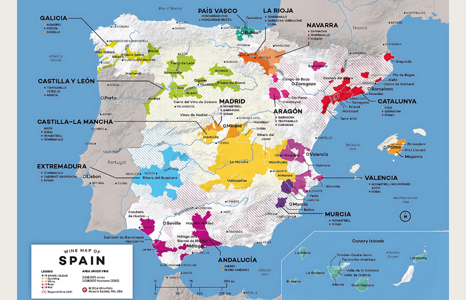 Map of Spain