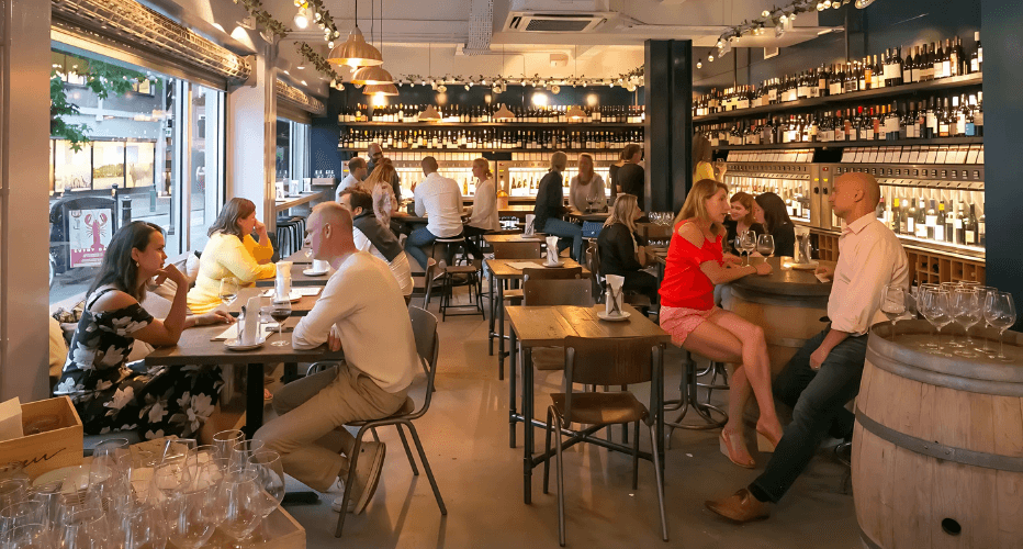 Vagabond offers 100+ wines by the glass