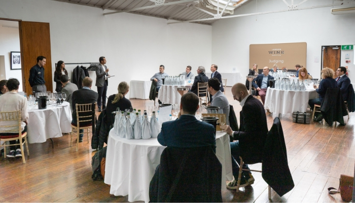 Teams of judges at 2019 London Wine Competition