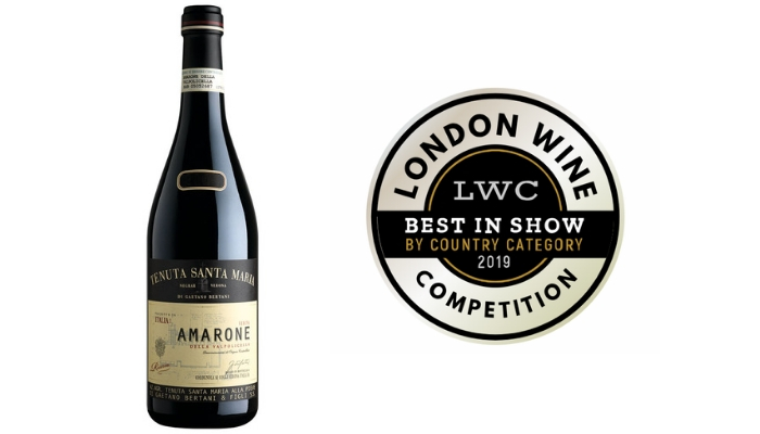 Amarone della Valpolicella DOCG Classico Riserva with LWC Best in show by country category medal