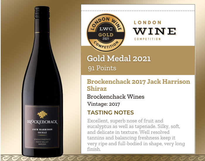 Brockenchack 2017 Jack Harrison Shiraz