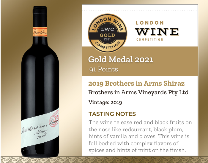 2019 Brothers in Arms Shiraz