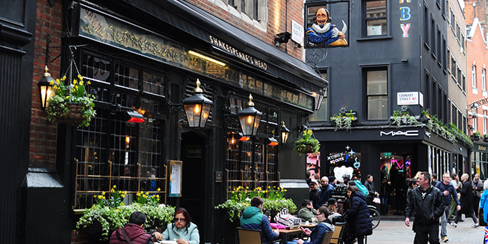 Shakespeare’s Head Pub in Soho, London