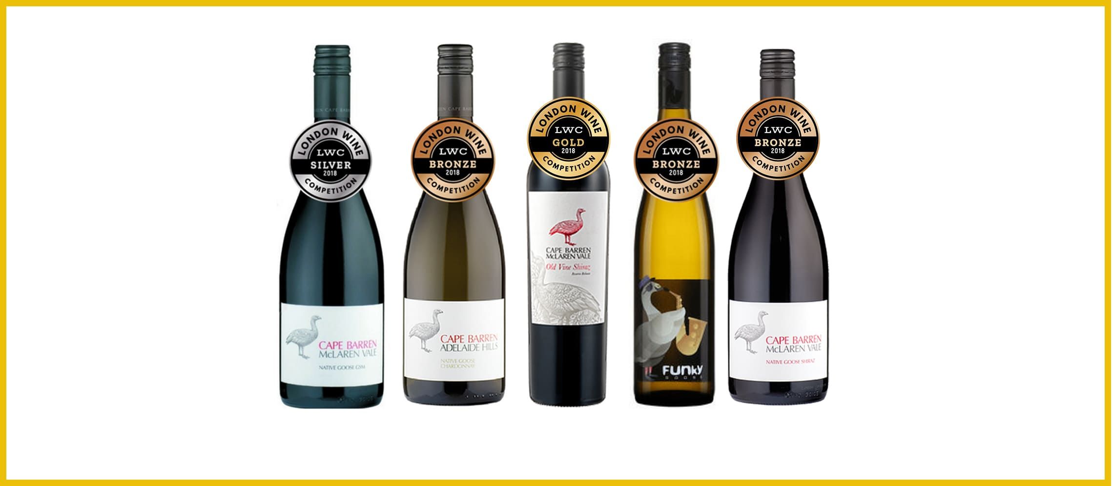 Photo for: Five Awards for Cape Barren Wines at a Wine Competition