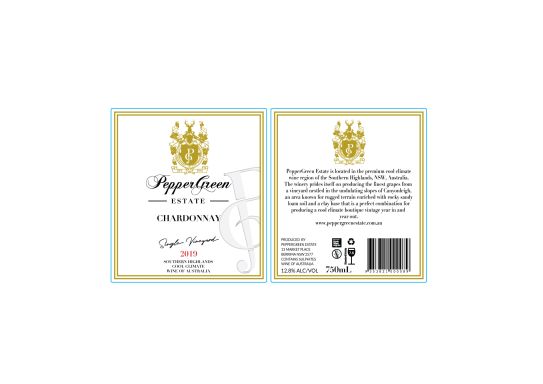 Logo for: PepperGreen Estate Chardonnay 2019