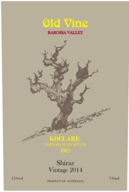 Logo for: Koclare 1915 Old Vine Shiraz