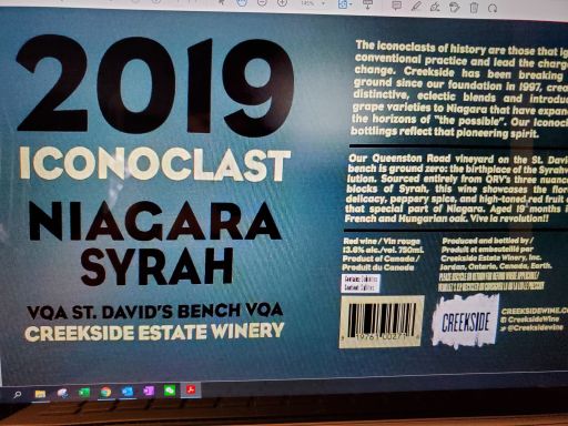 Logo for: Creekside Iconoclast Syrah