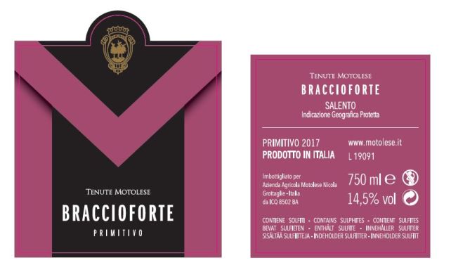 Logo for: TENUTE MOTOLESE - BRACCIOFORTE