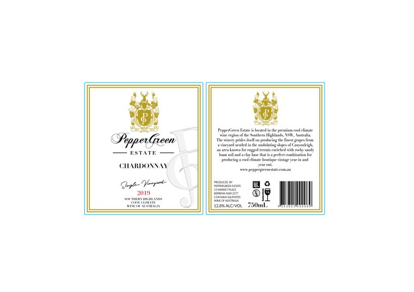 Photo for: PepperGreen Estate Chardonnay 2019