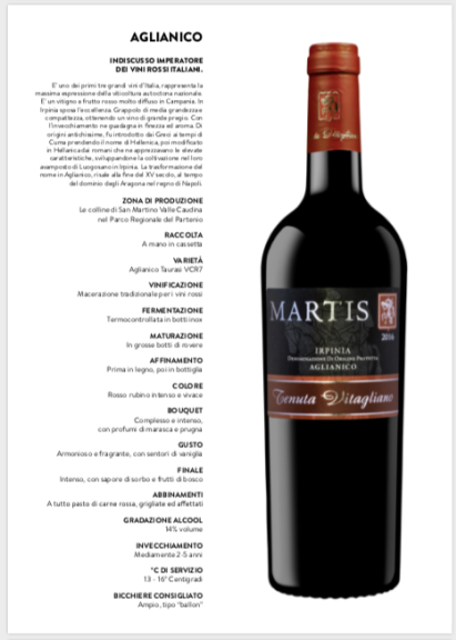 Photo for: Tenuta Vitagliano - Aglianico