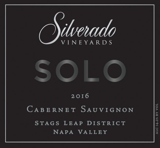 Photo for: Silverado Vineyards Solo Cabernet Sauvignon