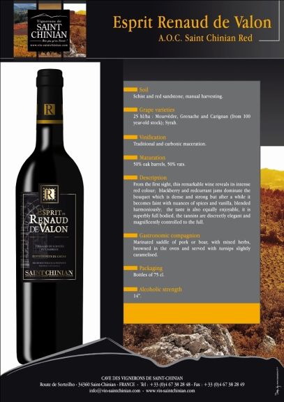 Photo for: ESPRIT RENAUD DE VALON